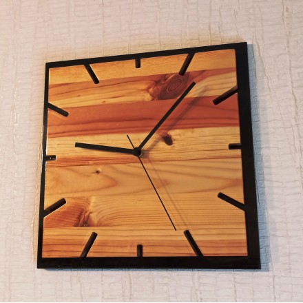 Интерьерные деревянные часы Классика