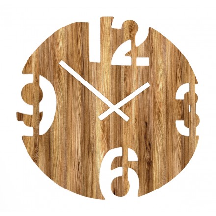 Интерьерные часы из дерева 4 цифры