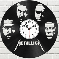 Часы на виниле Metallica