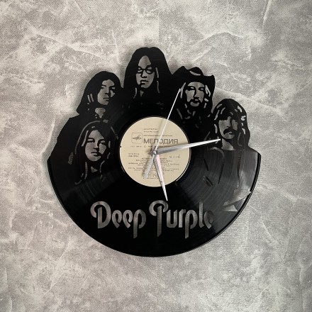 Часы на виниле Deep Purple