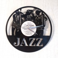 Часы на виниле Jazz-2