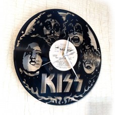 Часы на виниле Kiss