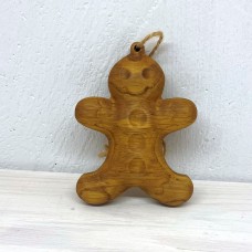 Ёлочная игрушка из дерева "Имбирное печенье"