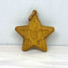 Ёлочная игрушка из дерева "Звездочка"