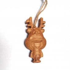 Ёлочная игрушка из дерева "Сказочный олень"