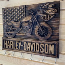 Настенная ключница Harley Davidson