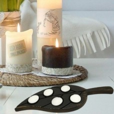 Подсвечник из дерева на 5 свечей