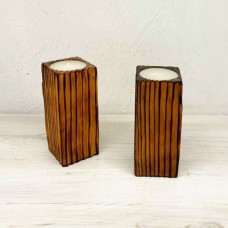 Подсвечник из дерева 
