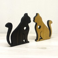 Деревянный декор для дома Кошечки