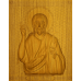 Деревянная резная икона Иоанн Предтеча