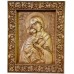 Икона Владимирской Божьей Матери из дерева